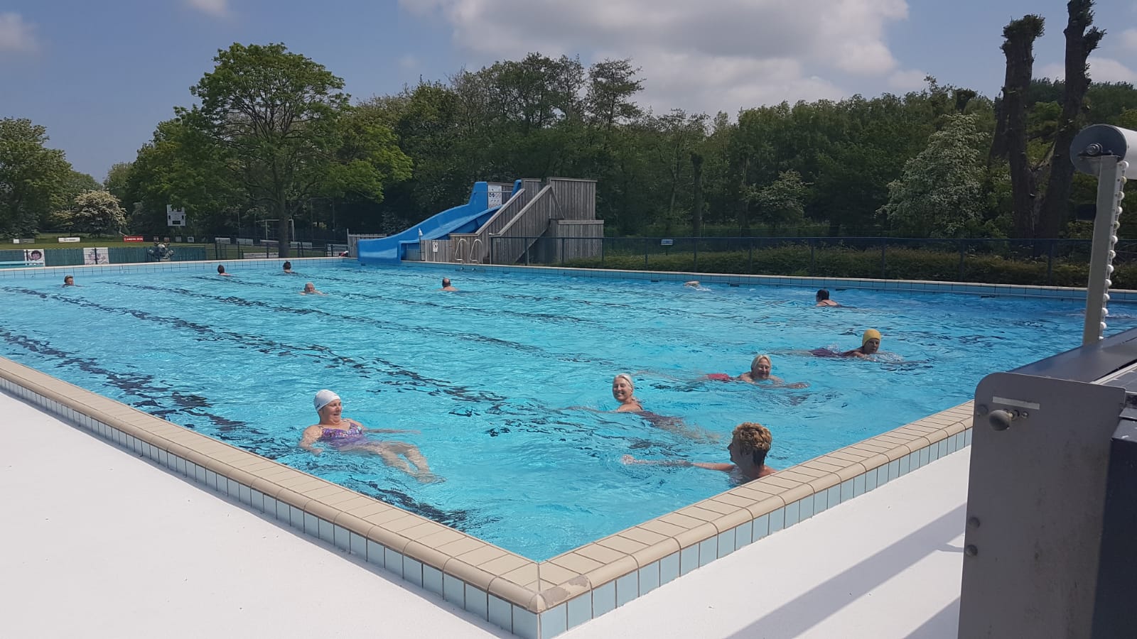 Het water is weer heerlijk!