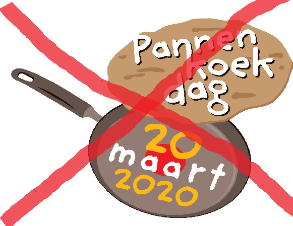 Helaas... Geen pannenkoekenfeest dit jaar.